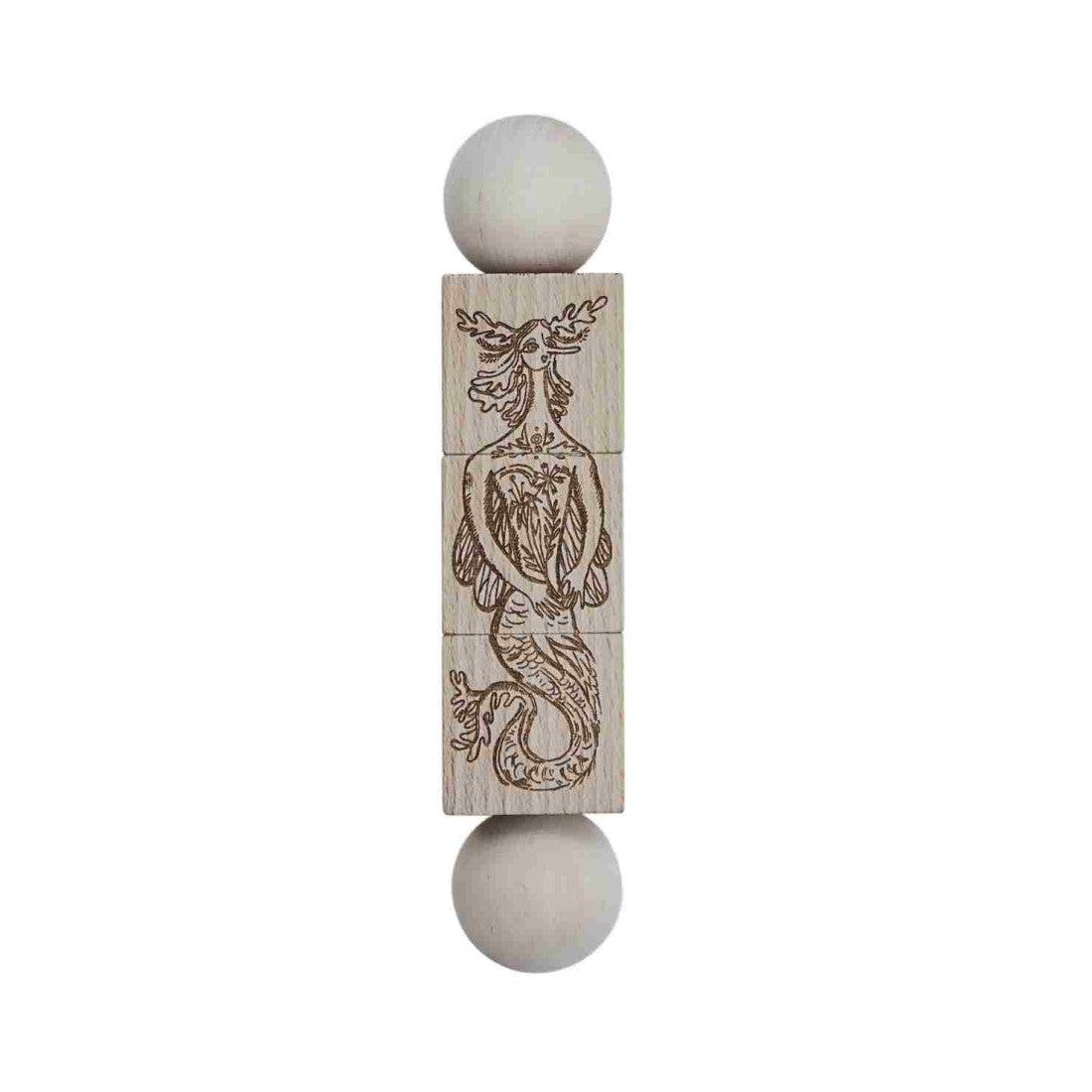 Drewniana układanka obracanka Magic Forest Wooden Story – naturalna