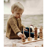 Drewniana układanka Płotek XL Wooden Story – naturalna – zdjęcie 2