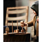 Drewniana układanka Płotek XL Wooden Story – naturalna – zdjęcie 3