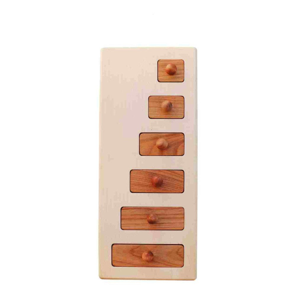Drewniana układanka puzzle Klocki Długie i Krótkie Wooden Story – zdjęcie 3