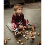 Drewniana układanka Wieża Wooden Story – kolorowa – zdjęcie 3