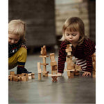 Drewniana układanka Wieża Wooden Story – kolorowa – zdjęcie 4