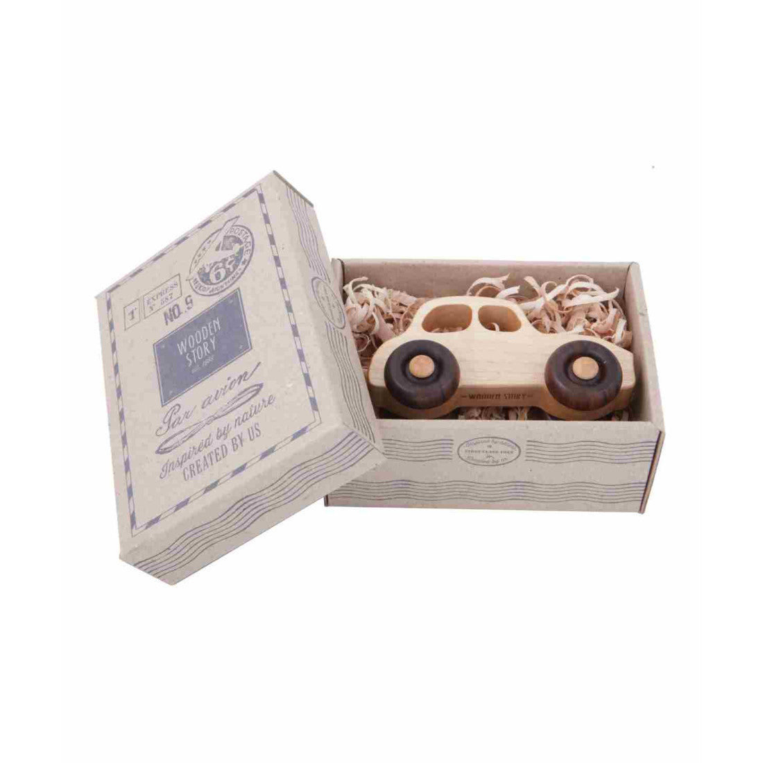 Drewniana zabawka na kółkach Auto 50s Wooden Story – zdjęcie 2