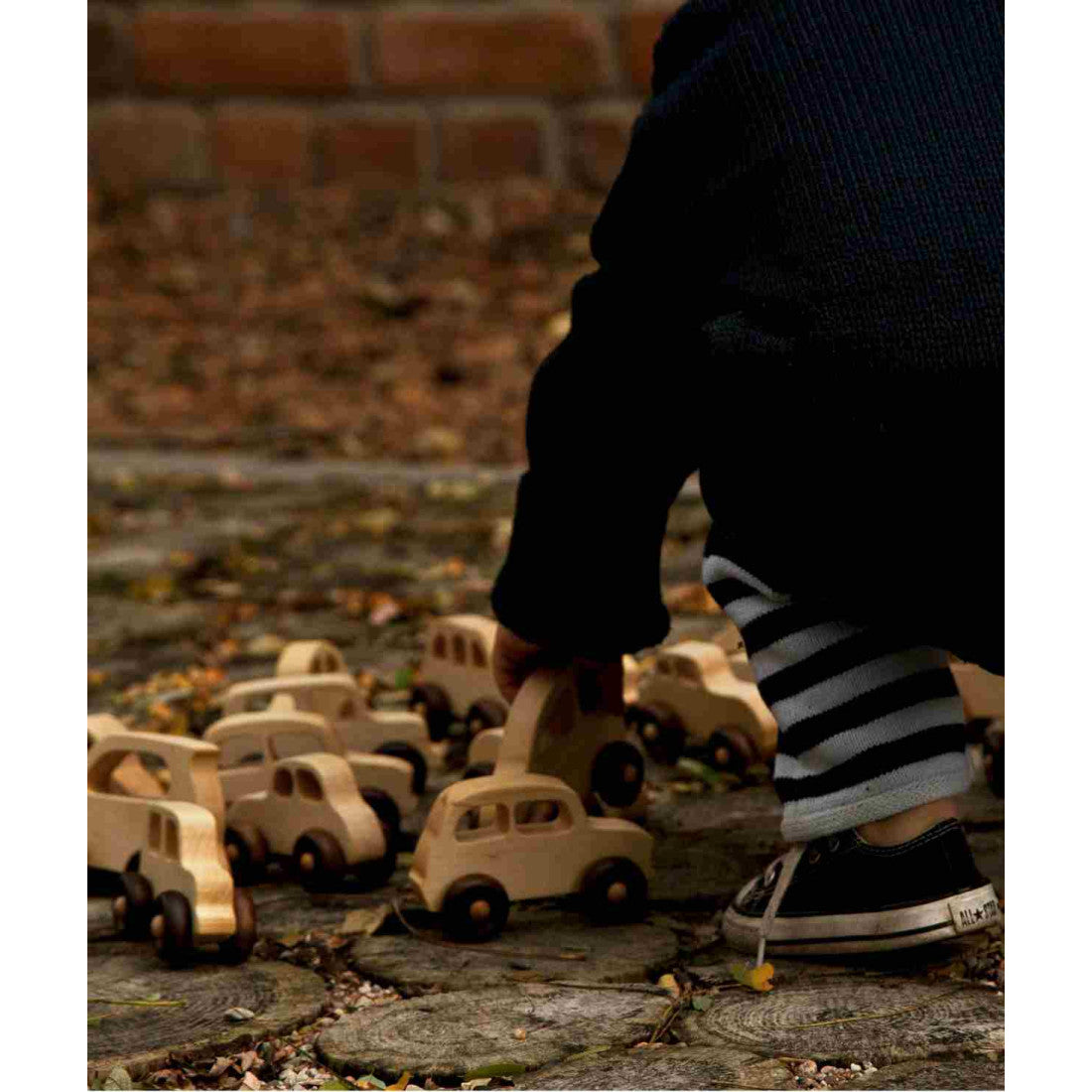 Drewniana zabawka na kółkach Auto 50s Wooden Story – zdjęcie 5
