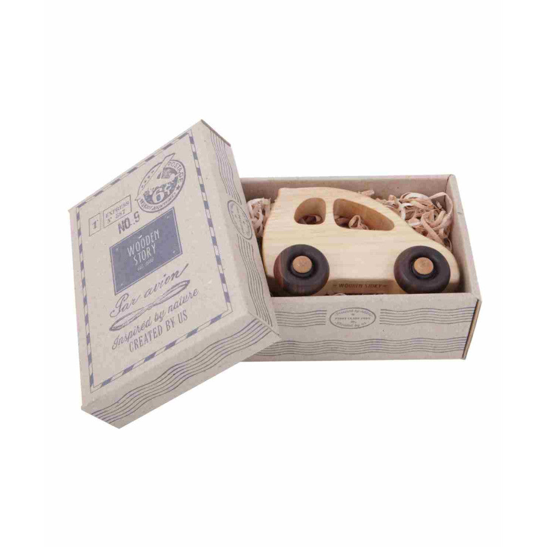 Drewniana zabawka na kółkach Auto Eco Wooden Story – zdjęcie 2