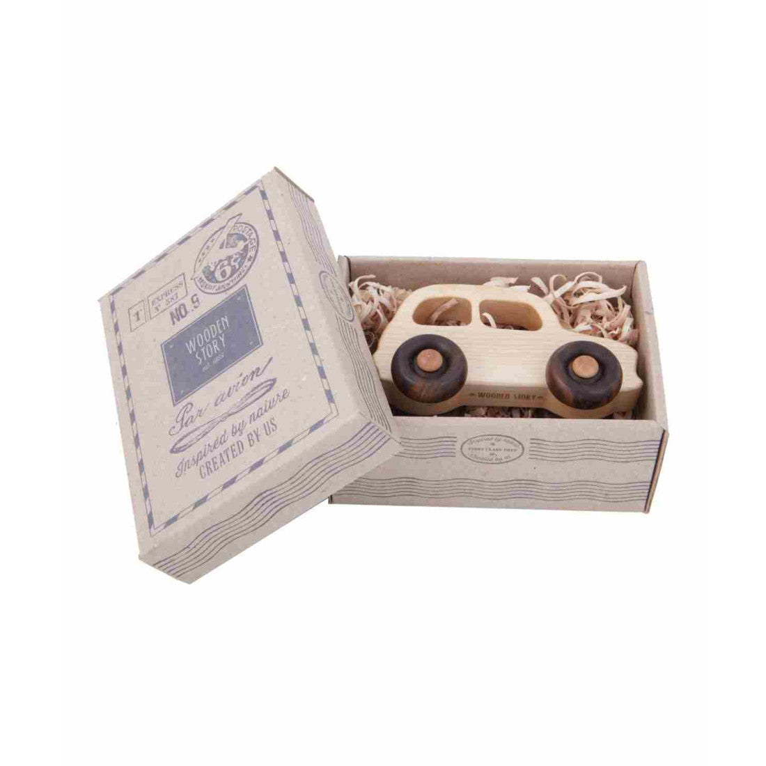 Drewniana zabawka na kółkach Auto Little French Wooden Story – zdjęcie 2