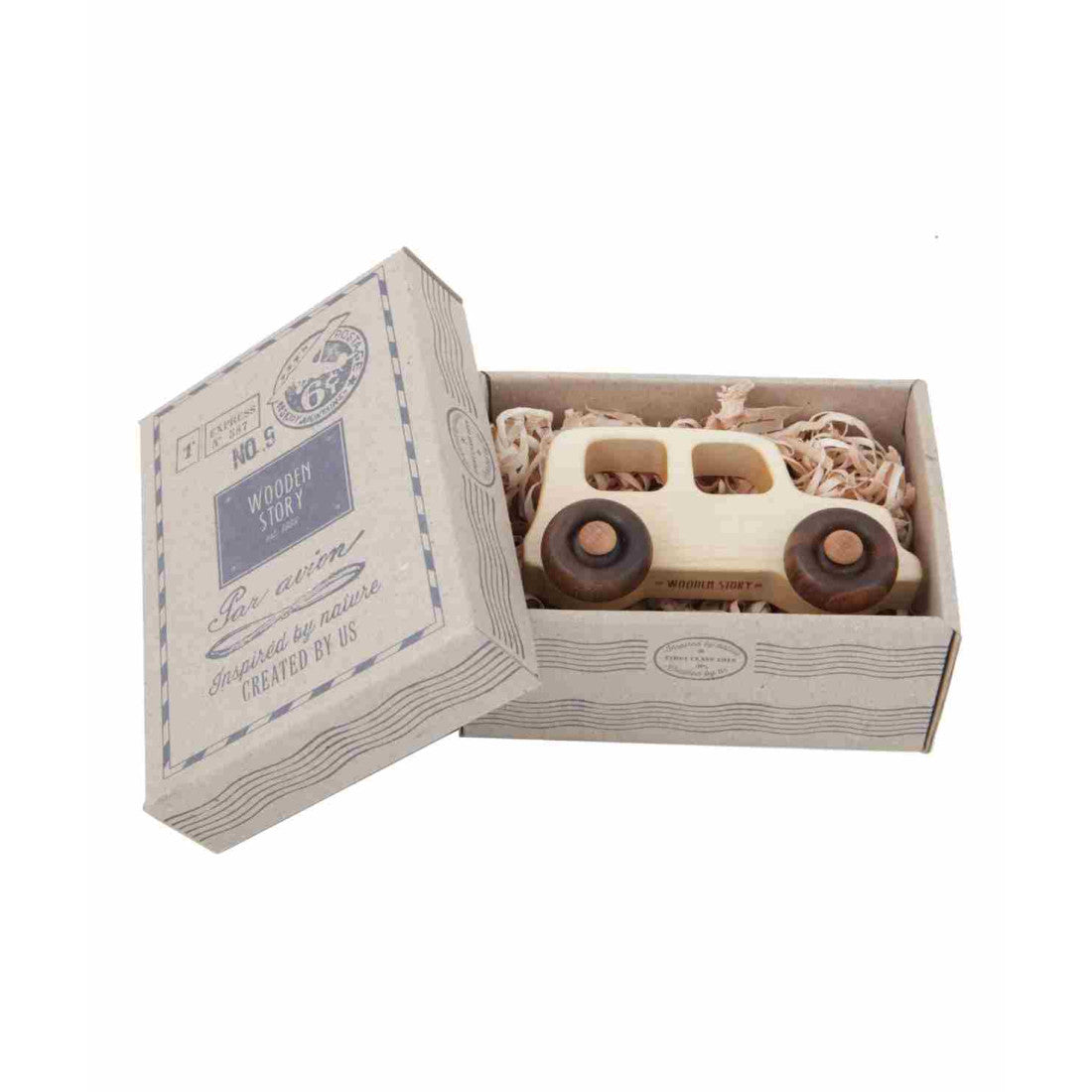 Drewniana zabawka na kółkach Auto Off Road Wooden Story – zdjęcie 2
