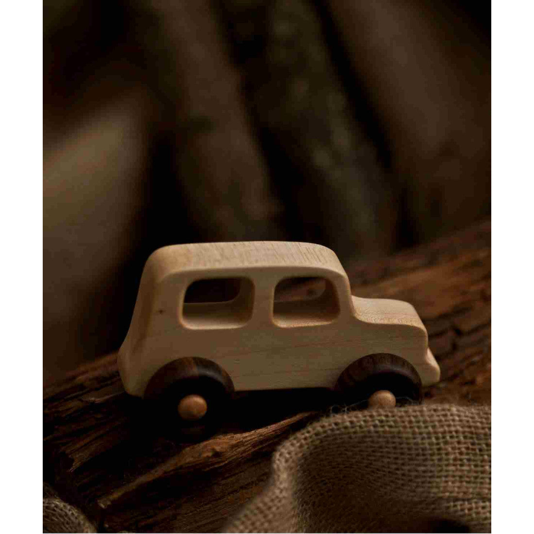 Drewniana zabawka na kółkach Auto Off Road Wooden Story – zdjęcie 3