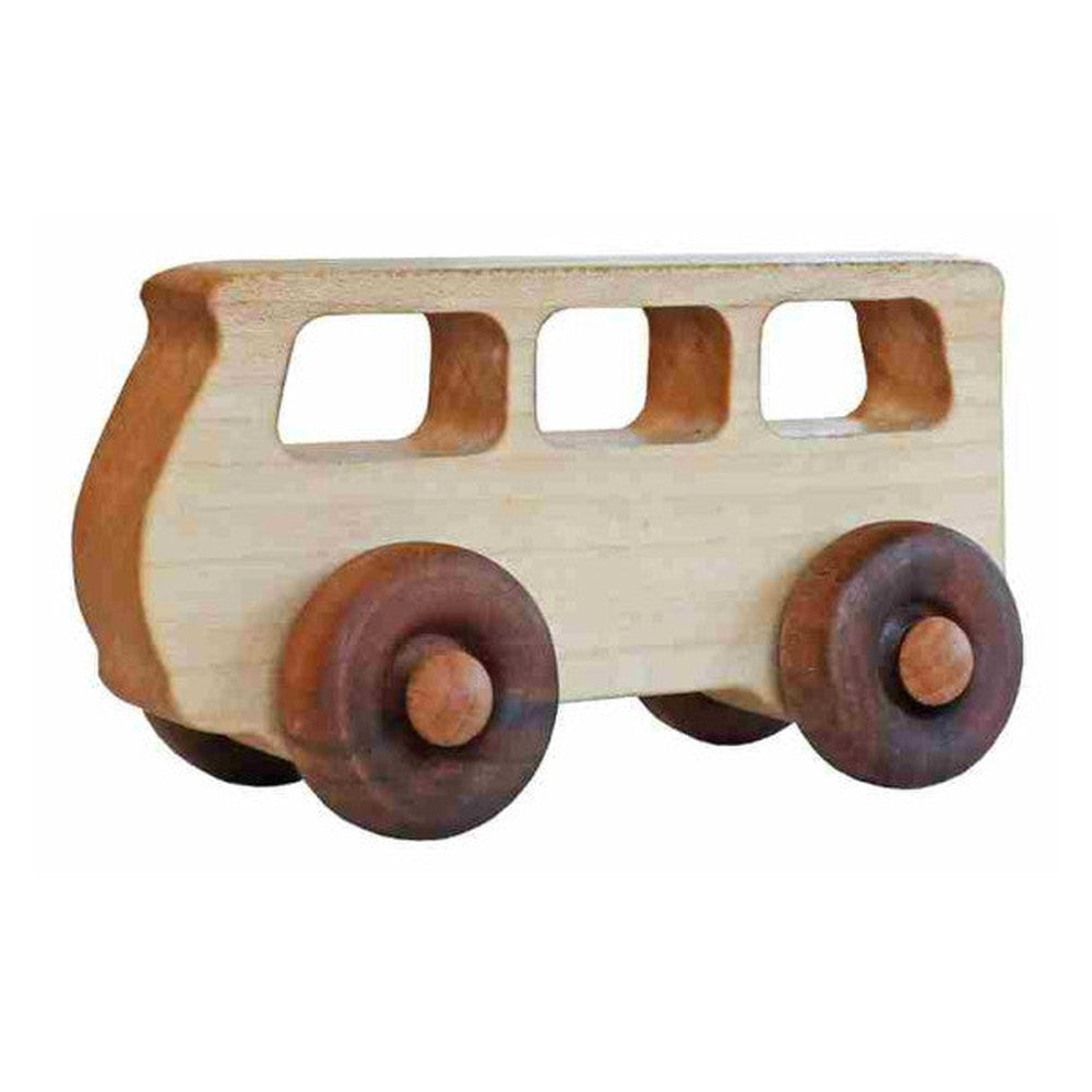 Drewniana zabawka na kółkach Autobus Wooden Story