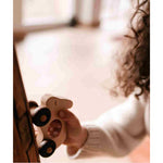 Drewniana zabawka na kółkach Królik Wooden Story – zdjęcie 4