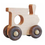 Drewniana zabawka na kółkach Lokomotywa Wooden Story