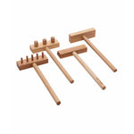 Drewniane akcesoria do tacki Montessori Wooden Story – 4 el.