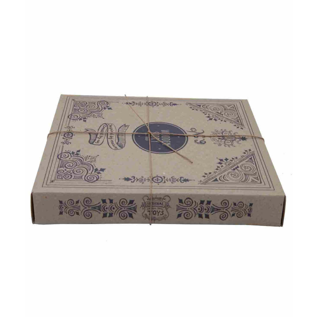 Drewniane klocki do sortowania kształtów Wooden Story – naturalne, 9 el. – zdjęcie 2