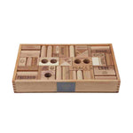 Drewniane klocki Peace & Love w skrzynce Wooden Story – 108 el.
