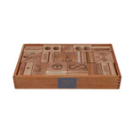 Drewniane klocki Peace & Love w skrzynce Wooden Story – XL, 72 el.