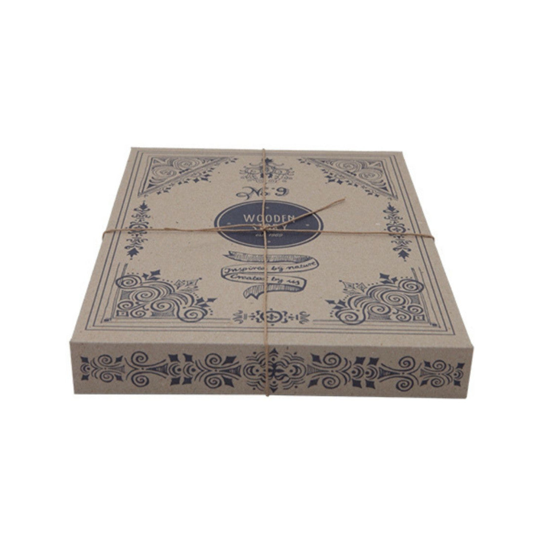 Drewniane klocki w niebieskiej skrzynce Wooden Story – barwa zimna, 30 el. – zdjęcie 3
