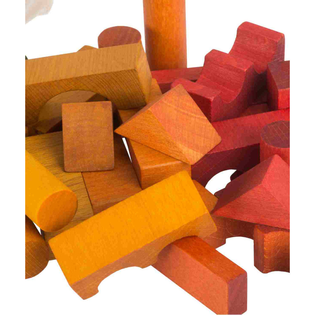 Drewniane klocki w worku Wooden Story – kolorowe, 100 el. – zdjęcie 2