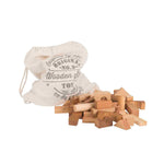 Drewniane klocki w worku Wooden Story – naturalne, 100 el.