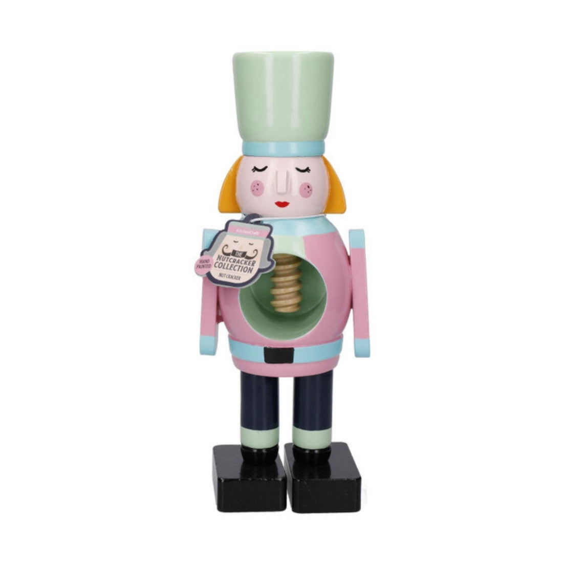 Drewniany dziadek do orzechów The Nutcracker Kitchen Craft – dziewczyna – zdjęcie 2
