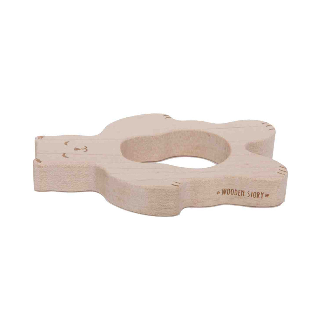 Drewniany gryzak Miś Wooden Story – zdjęcie 2