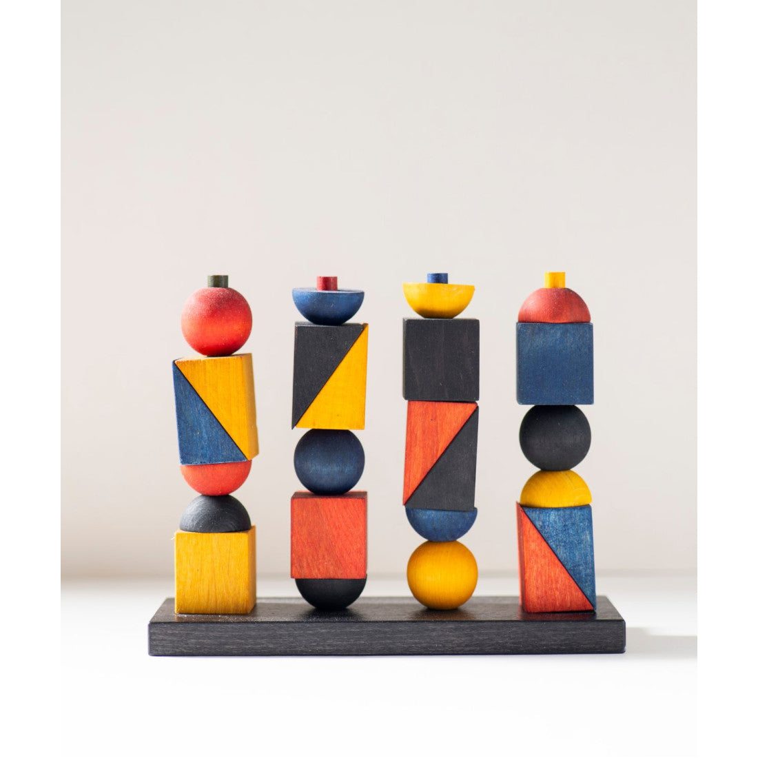 Drewniany płotek Modern X Wooden Story – Modern Stacking Toy – zdjęcie 2