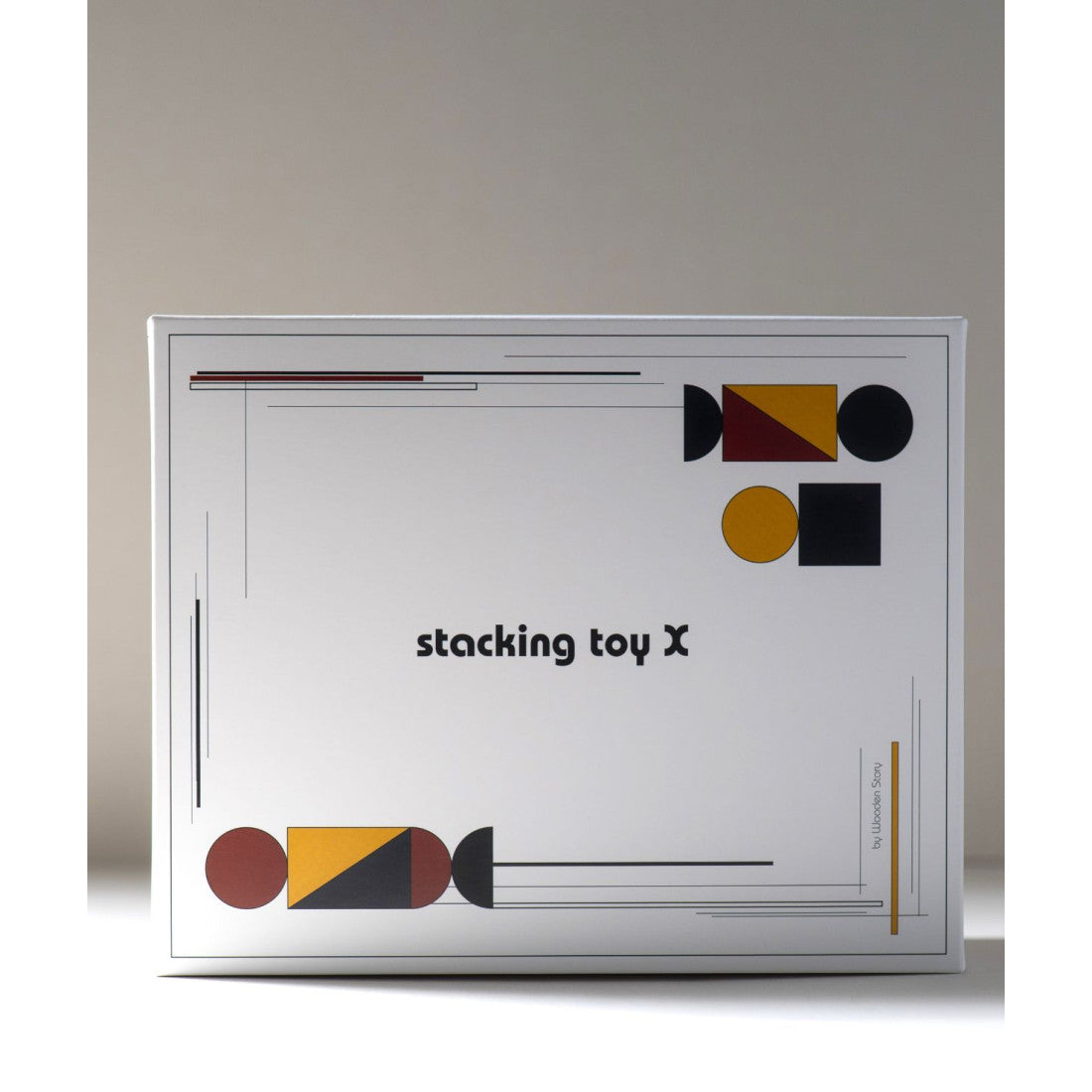 Drewniany płotek Modern X Wooden Story – Modern Stacking Toy – zdjęcie 5
