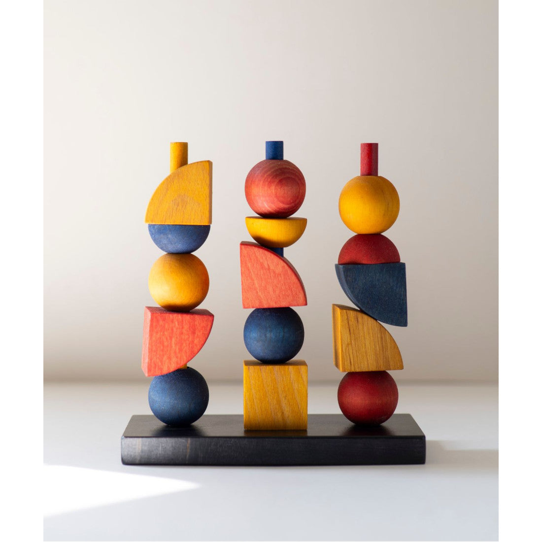 Drewniany płotek Modern Y Wooden Story – Modern Stacking Toy – zdjęcie 2