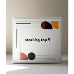 Drewniany płotek Modern Y Wooden Story – Modern Stacking Toy – zdjęcie 5