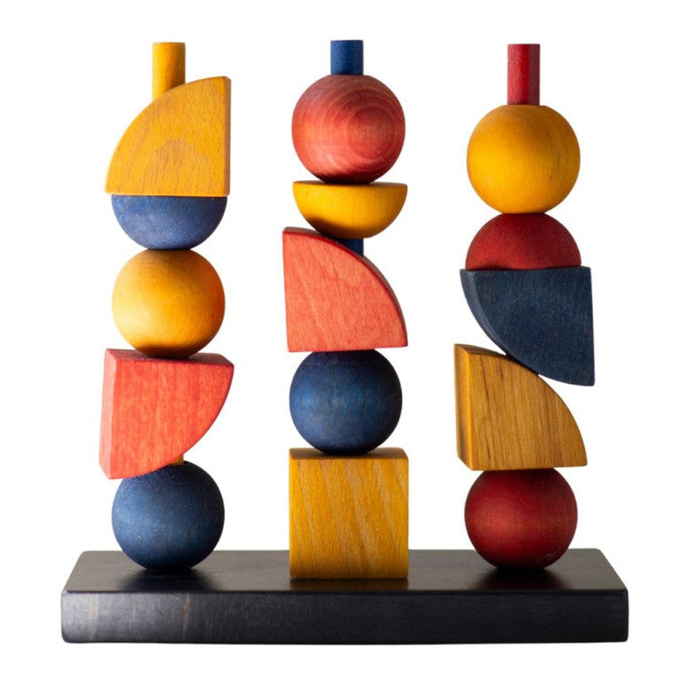 Drewniany płotek Modern Y Wooden Story – Modern Stacking Toy