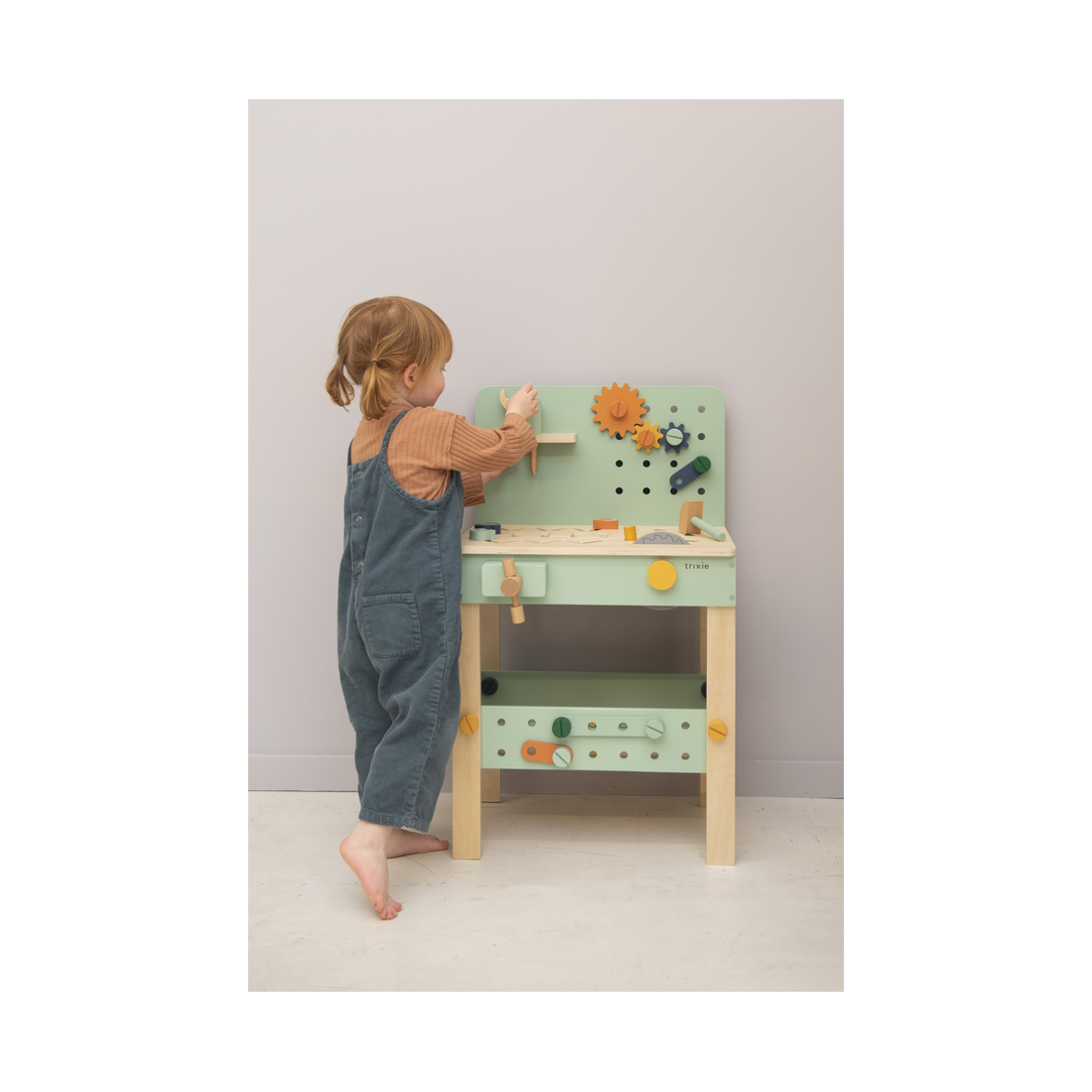 Drewniany warsztat majsterkowicza Zwierzęta Trixie – 45 × 31 × 75 cm – zdjęcie 6