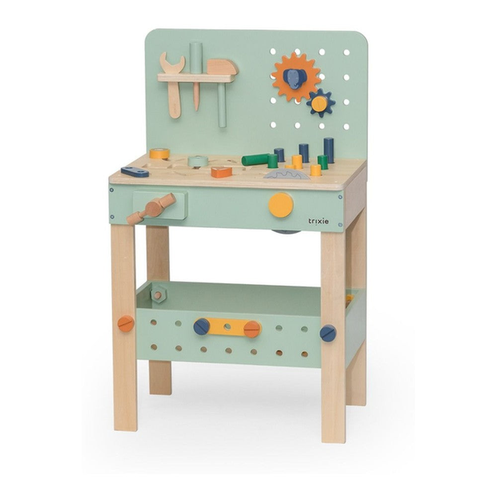 Drewniany warsztat majsterkowicza Zwierzęta Trixie – 45 × 31 × 75 cm