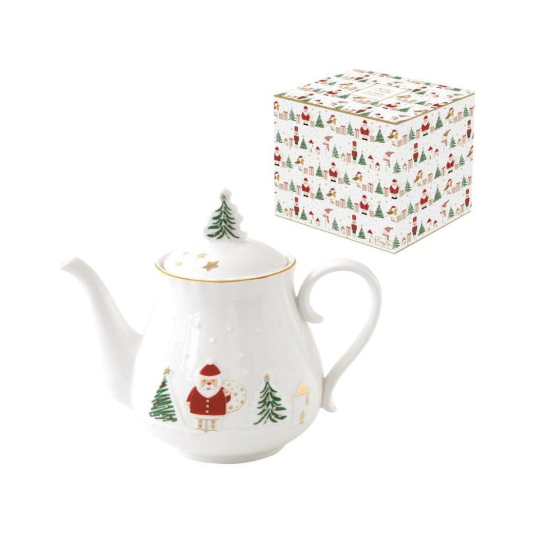 Dzbanek porcelanowy Magia Świąt Easy Life – Let It Snow, 850 ml