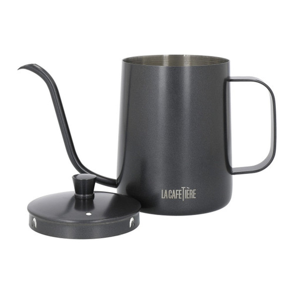 Dzbanek przelewowy La Cafetière – matowy czarny, 600 ml – zdjęcie 3