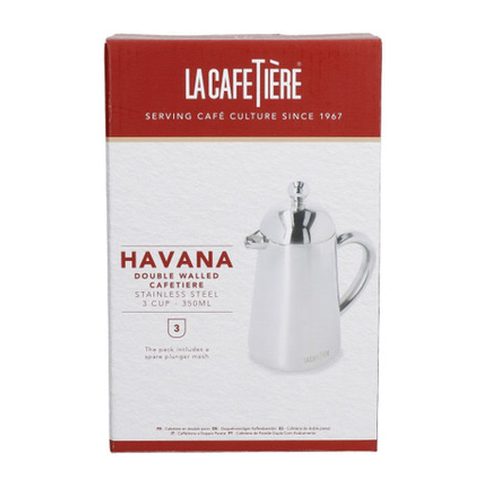 Dzbanek z zaparzaczem Havana La Cafetière – srebrny 350 ml – zdjęcie 2