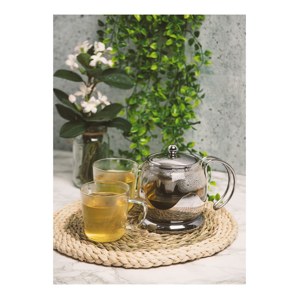 Dzbanek z zaparzaczem La Cafetière – srebrny, 660 ml – zdjęcie 2