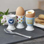 Kieliszki na jajko Traditional Blue Hen Kitchen Craft – zestaw 4 szt. – aranżacja