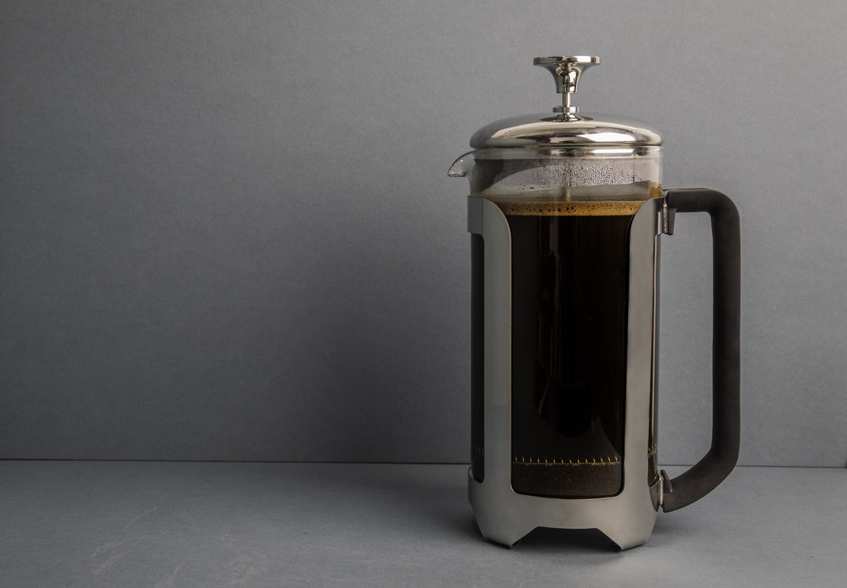 Zaparzacz do kawy French Press Roma La Cafetière – srebrny, 1 l – aranżacja
