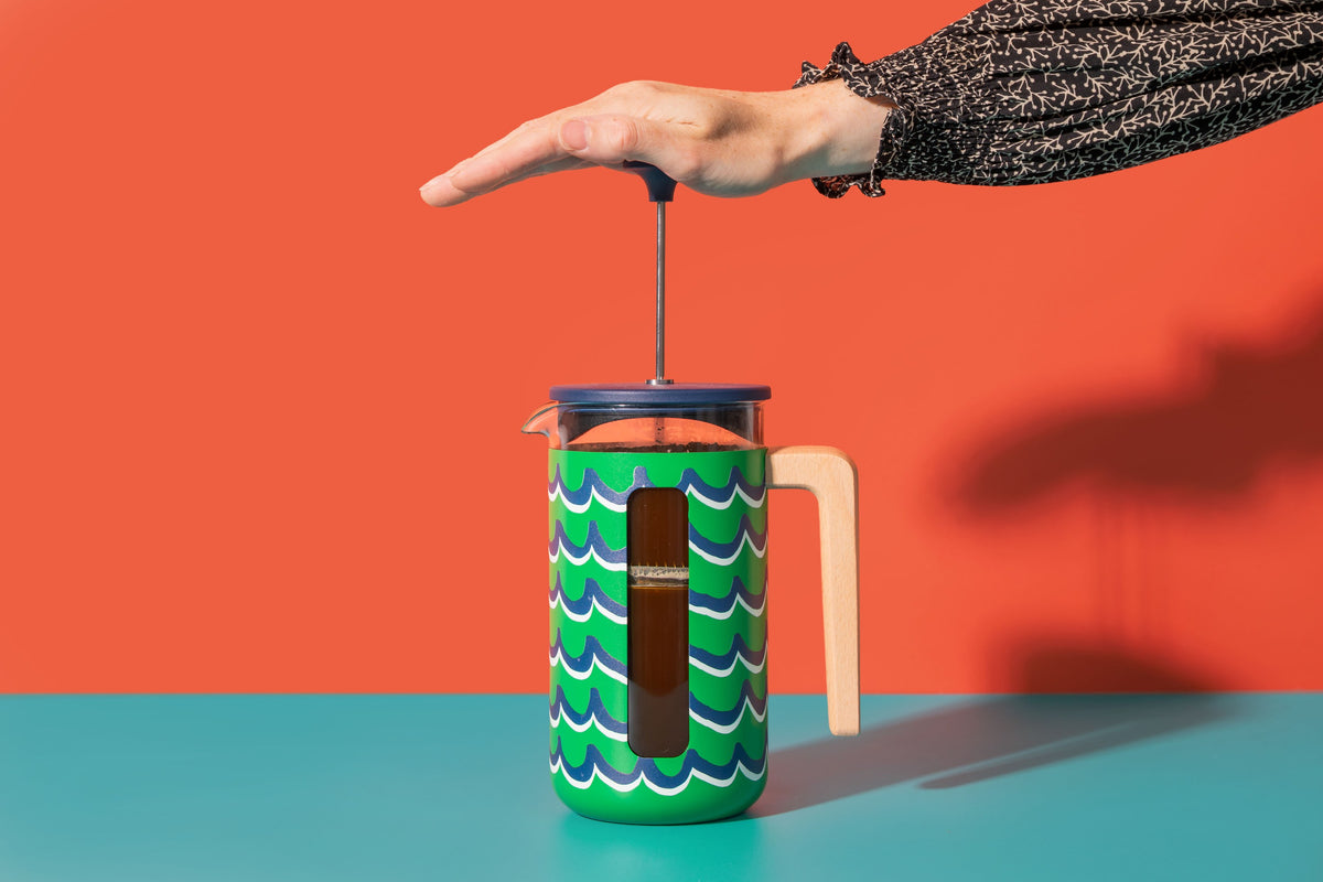 Zaparzacz do kawy French Press Pisa La Cafetière – Cyan Tides, 8 filiżanek – aranżacja