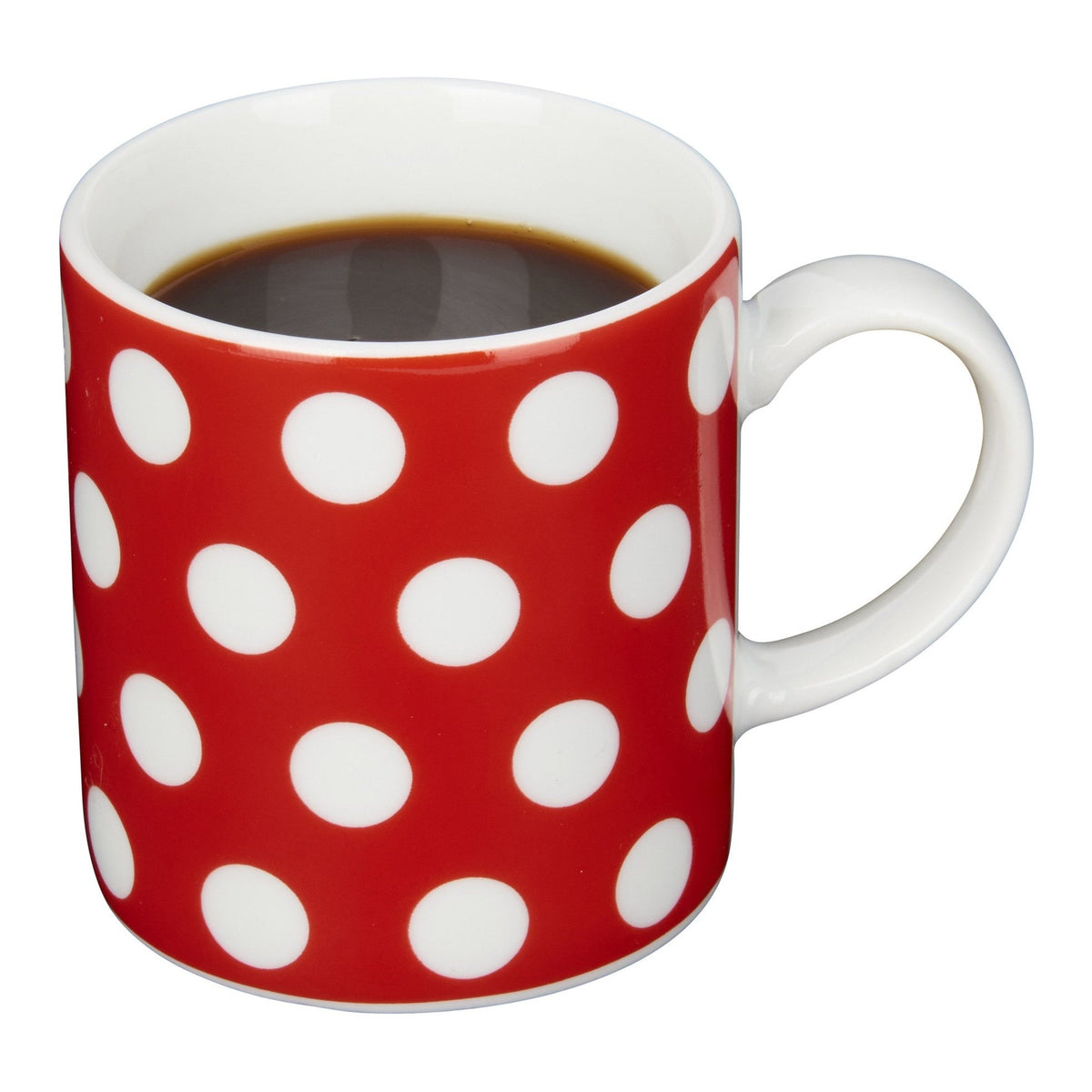 Filiżanka do espresso w czerwone kropki Kitchen Craft – 80 ml – aranżacja