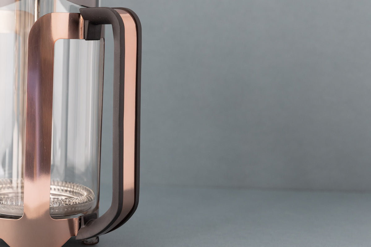 Zaparzacz do kawy French Press Roma La Cafetière – miedziany, 1 l – aranżacja