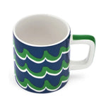 Filiżanka do espresso Cyan Tides La Cafetière – niebieska 120 ml – zdjęcie 2