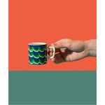 Filiżanka do espresso Cyan Tides La Cafetière – niebieska 120 ml – zdjęcie 4