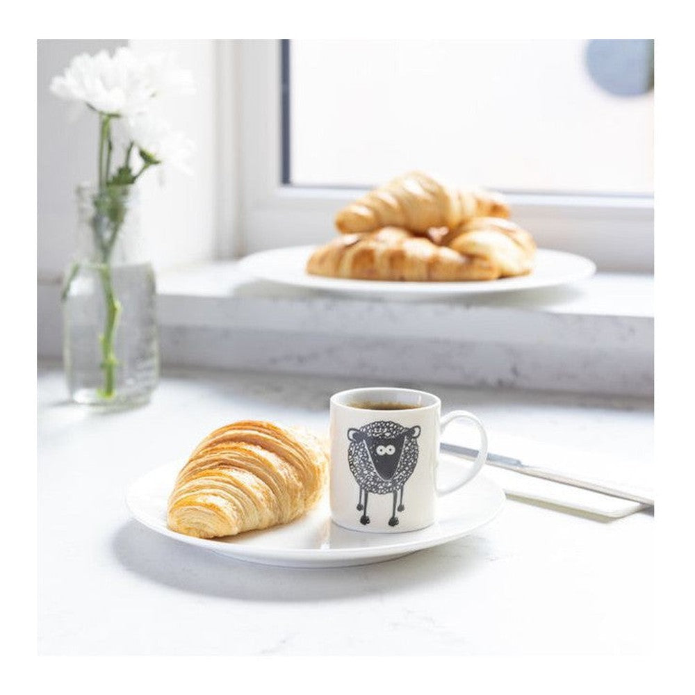 Filiżanka do espresso Owca Kitchen Craft – biała 80 ml – zdjęcie 3