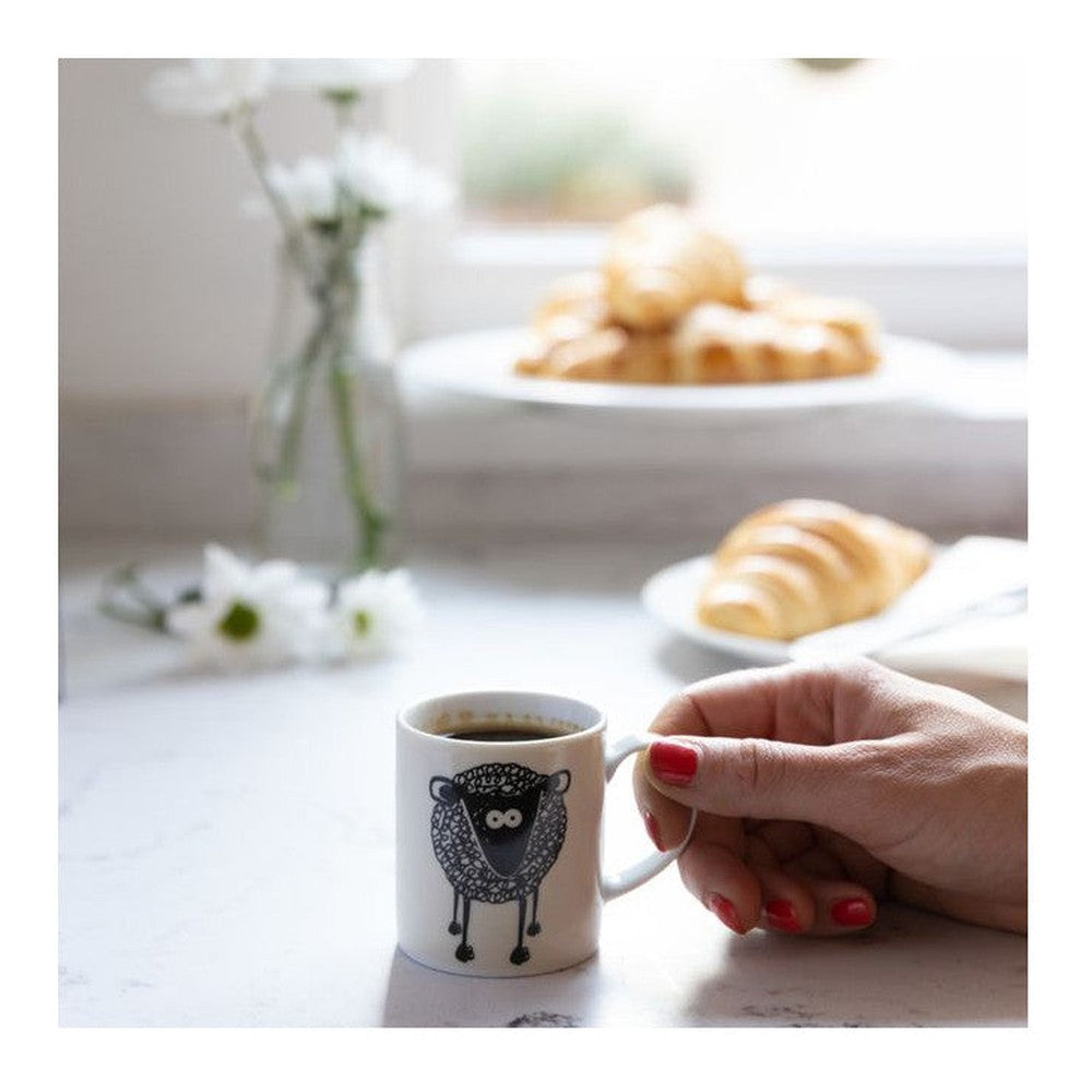 Filiżanka do espresso Owca Kitchen Craft – biała 80 ml – zdjęcie 4