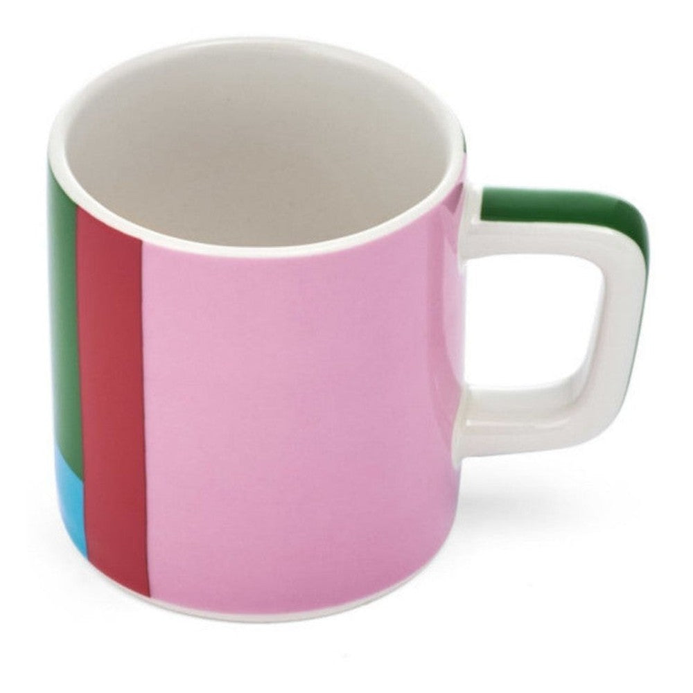 Filiżanka do espresso Utopian Lines La Cafetière – geometryczny wzór 120 ml – zdjęcie 2