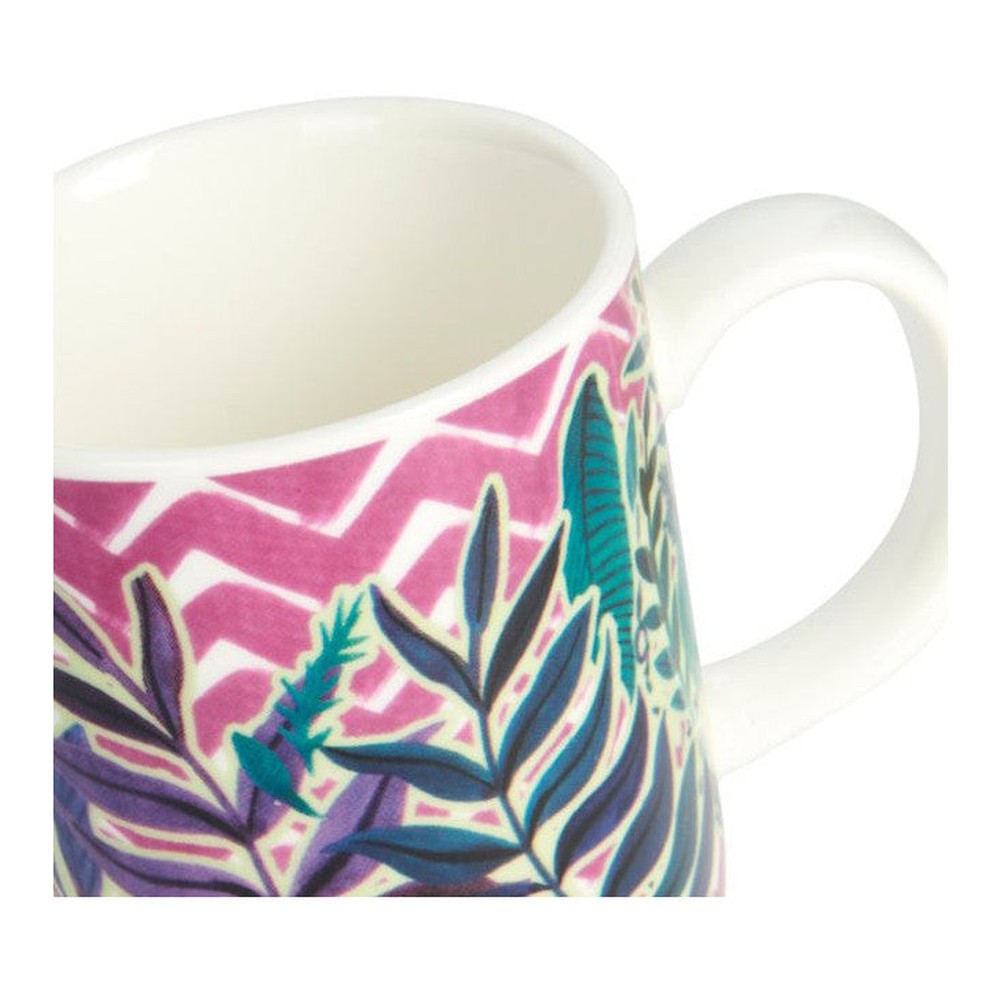 Filiżanka do espresso z egzotycznymi liśćmi Kitchen Craft – mieszana 80 ml – zdjęcie 2