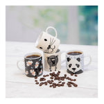 Filiżanka do espresso z kocią buźką Kitchen Craft – biała 80 ml – zdjęcie 3