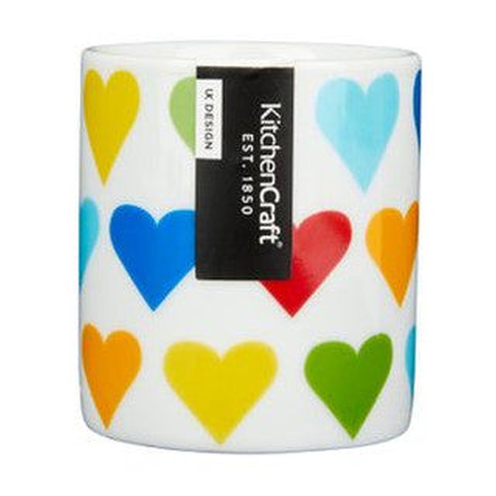 Filiżanka do espresso z sercami Kitchen Craft – mieszana 80 ml – zdjęcie 2