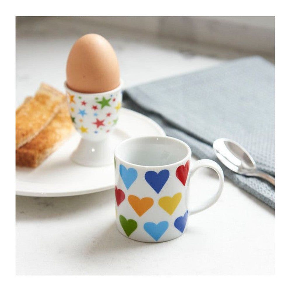 Filiżanka do espresso z sercami Kitchen Craft – mieszana 80 ml – zdjęcie 3