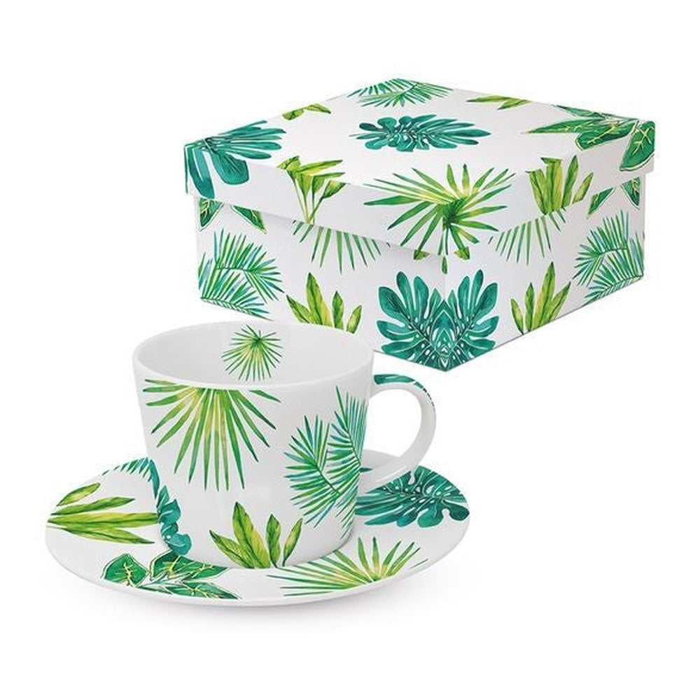 Filiżanka do espresso ze spodkiem Jungle PPD 100 ml